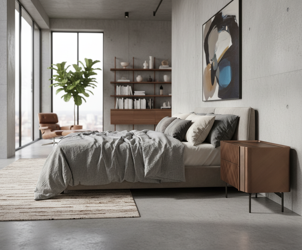 Stellan Modernist Bedside Cabinet