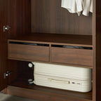 Hobro 3-Door Wooden Wardrobe