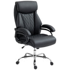 Silla de oficina de respaldo alto Henry - Negra