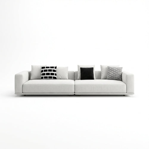 The Nordic Cotton and Linen Fabric Sofa