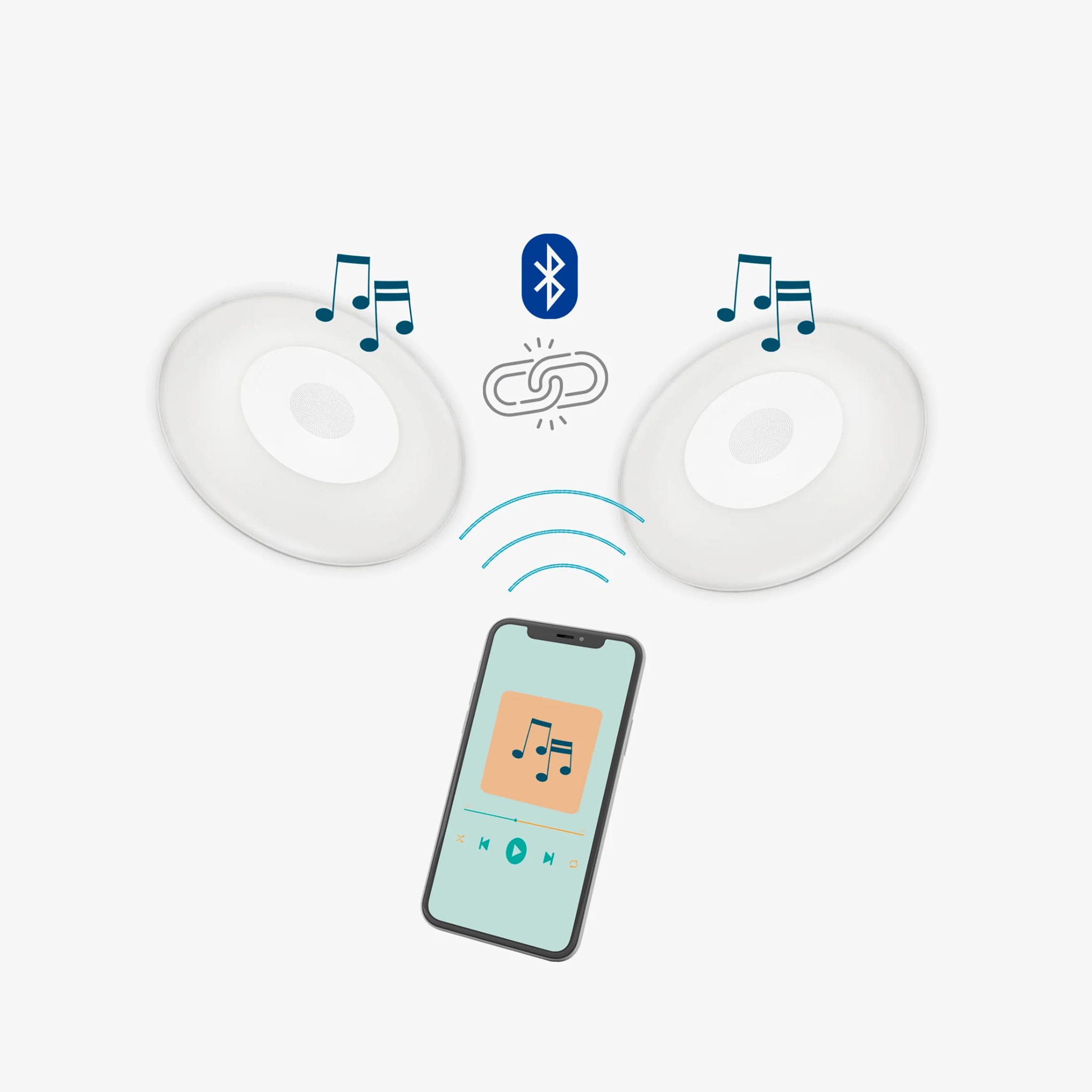 Wally Play Disk Bluetooth Transmitter for Pool