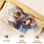 Acacia Haven Deluxe Wood Platform Bed Frame for Ultimate Comfort and Style